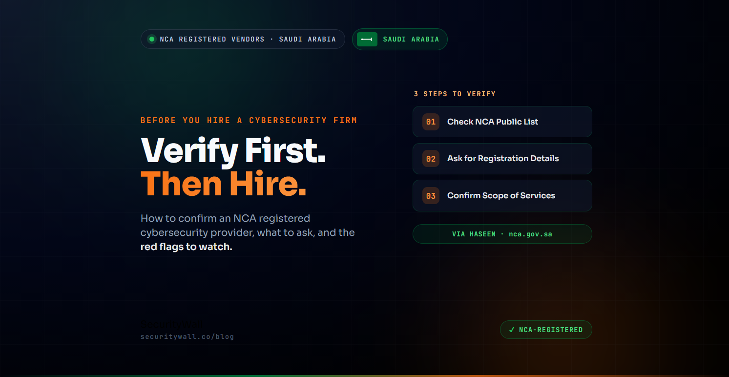 NCA Registered Cybersecurity Companies: How to Verify