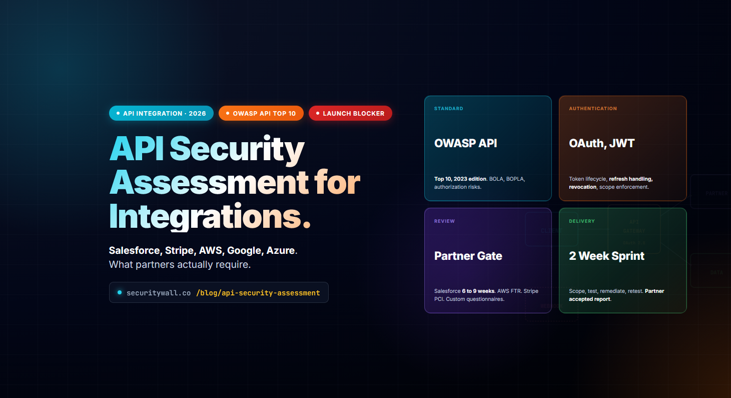 API Security Assessment for Partner Integrations