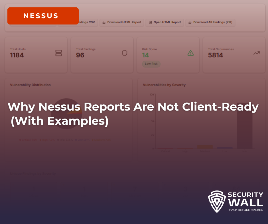 Why Nessus Reports Are Not Client-Ready (With Examples)