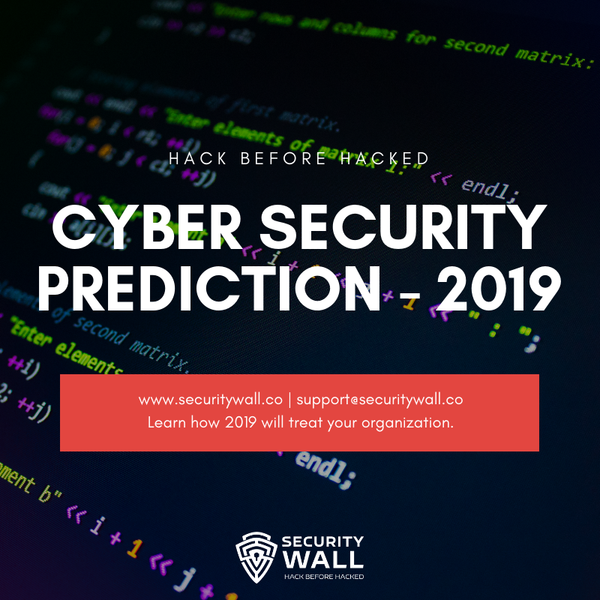Cyber Security Prediction for 2019 - Threat Intelligence