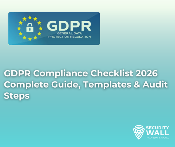 GDPR Compliance Checklist 2026 - Guide, Templates & Audit Steps