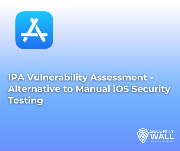 IPA Vulnerability Assessment - Alternative to Manual iOS Security Testing