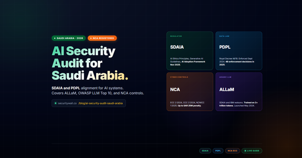 AI Security Audit Saudi Arabia: SDAIA and PDPL Guide