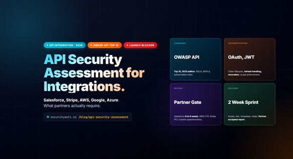 API Security Assessment for Partner Integrations